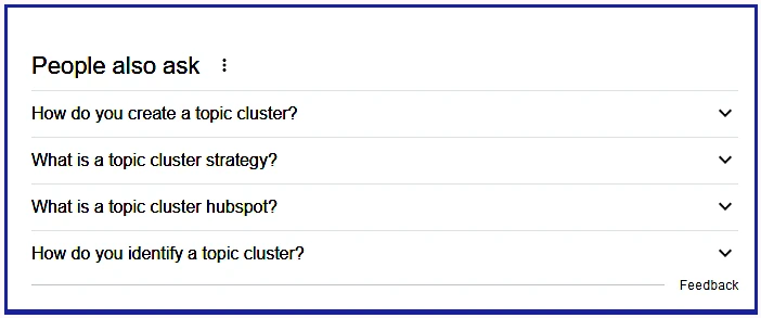 Alt:cluster subtopics